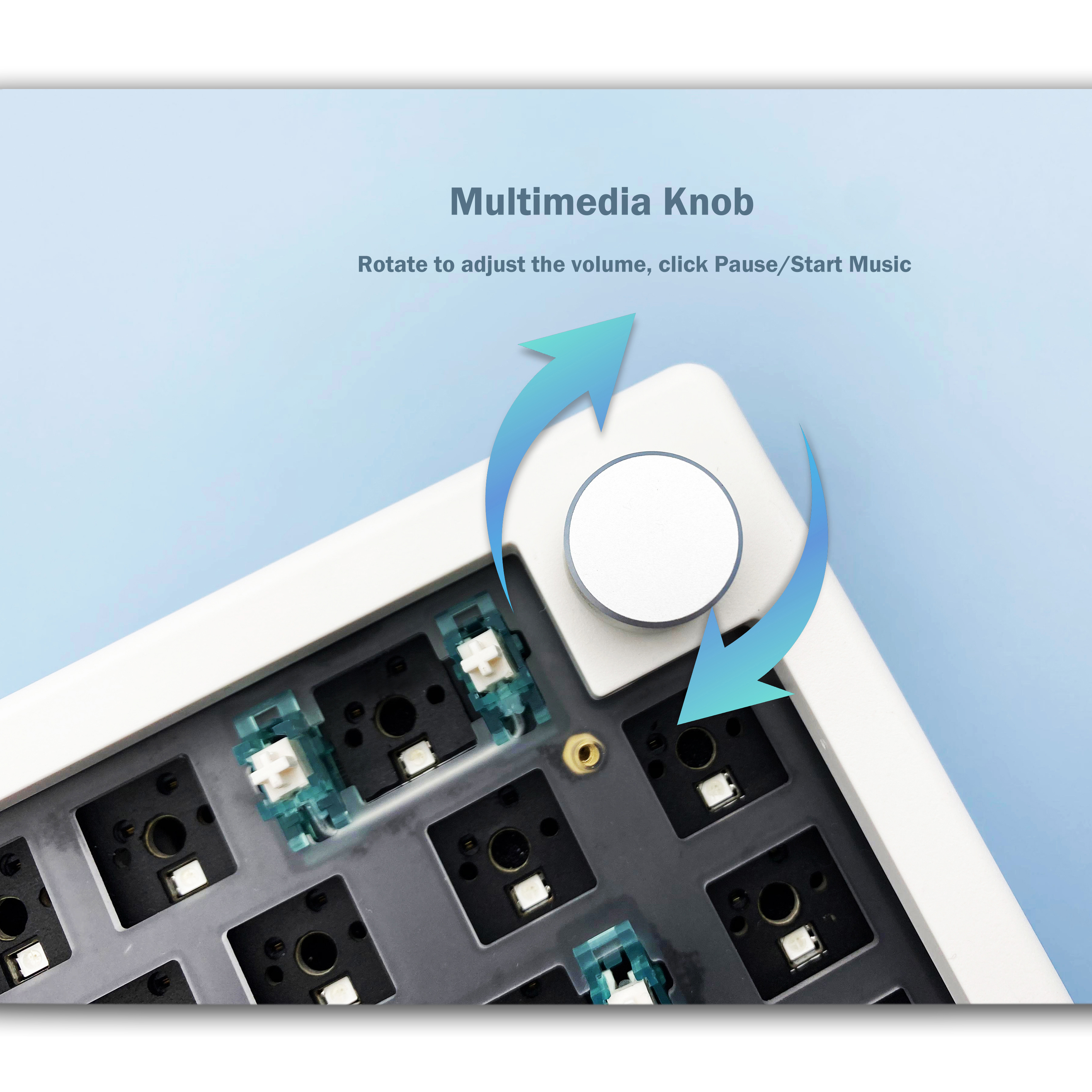 GMK67 65% Gasket Bluetooth 2.4 - огляд і ціна Gaming Keyboard Hot Swappable