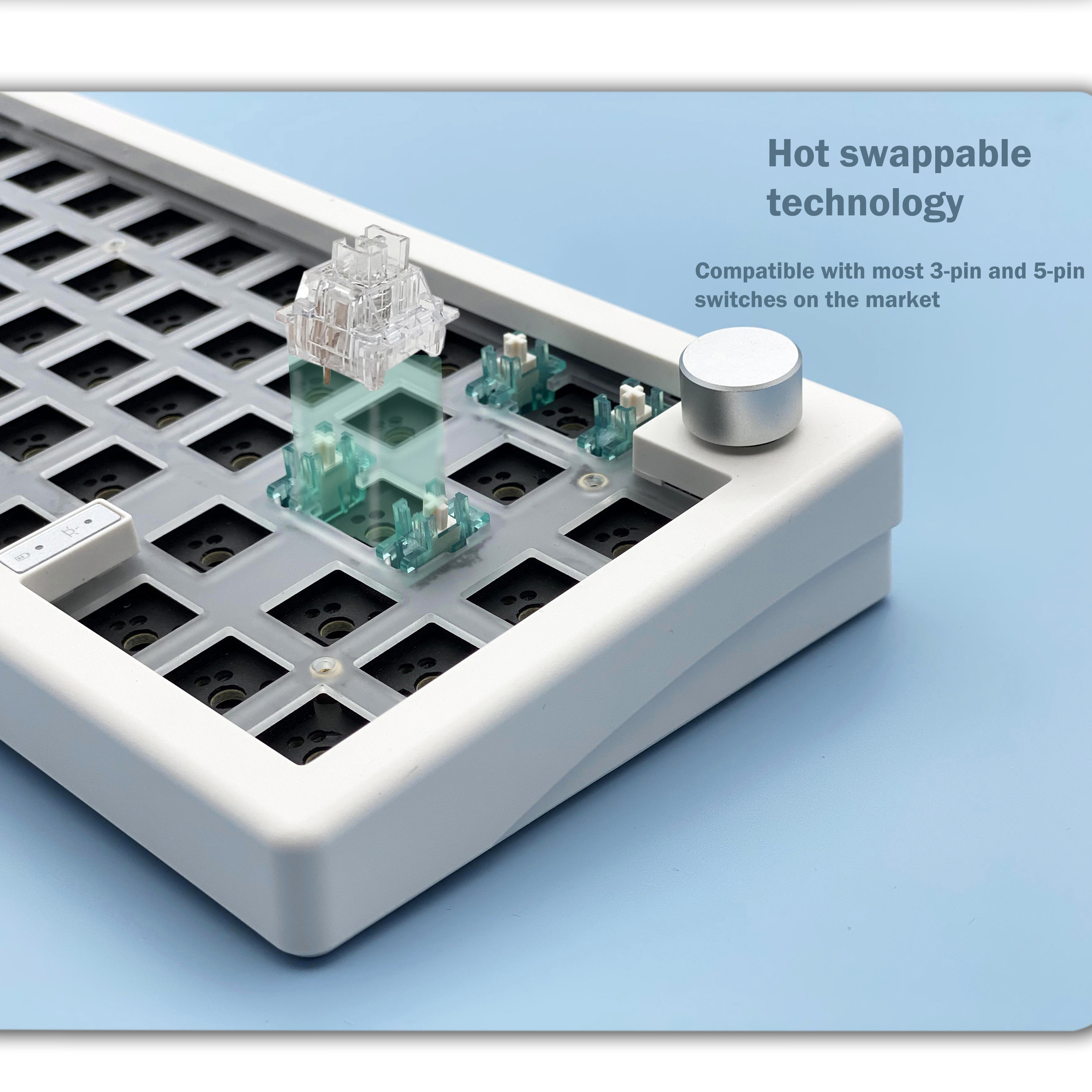 GMK67 65% Gasket Bluetooth 2.4 - огляд і ціна Gaming Keyboard Hot Swappable