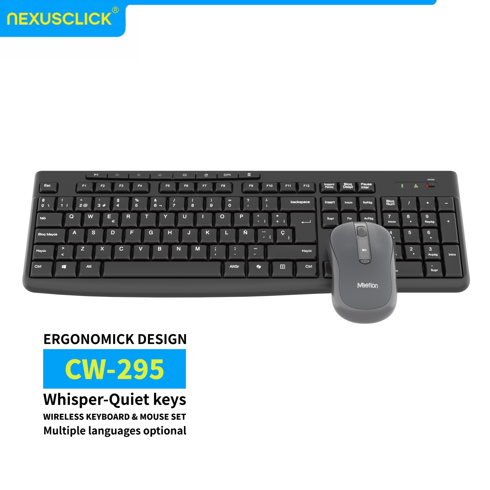 NexusClick Low-Profile Ergonom - огляд і ціна Gaming Keyboard That Is Quiet
