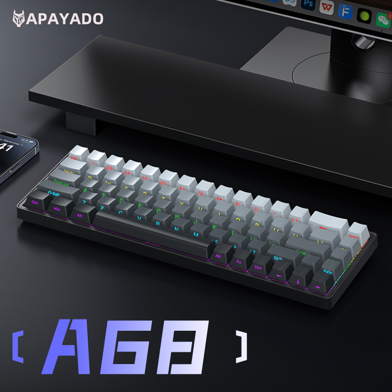 APAYADO A68 Wired Mechanical K - огляд і ціна Gaming Keyboard Half