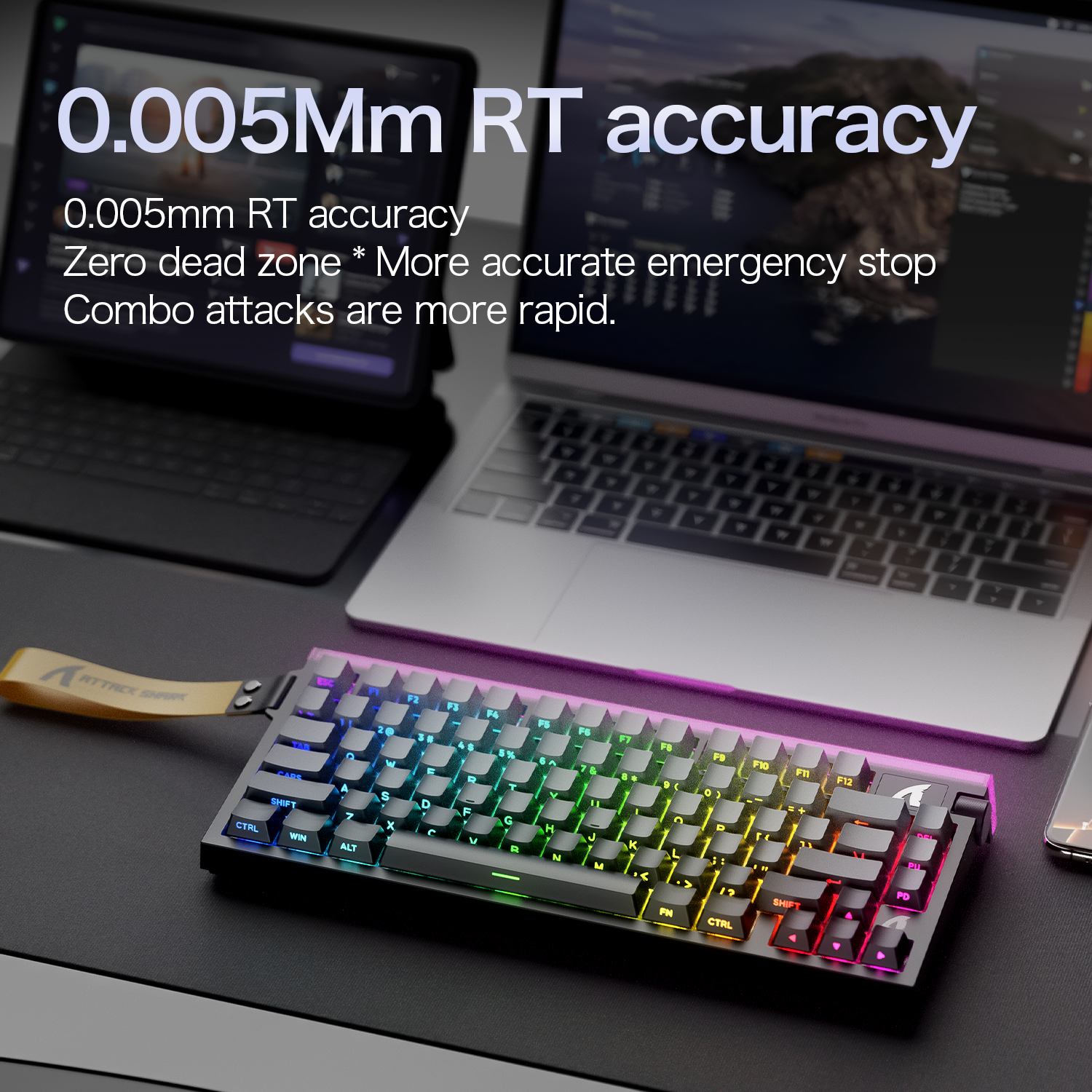 R85 ATTACK SHARK R85HE Magneti - огляд і ціна Gaming Keyboard Half