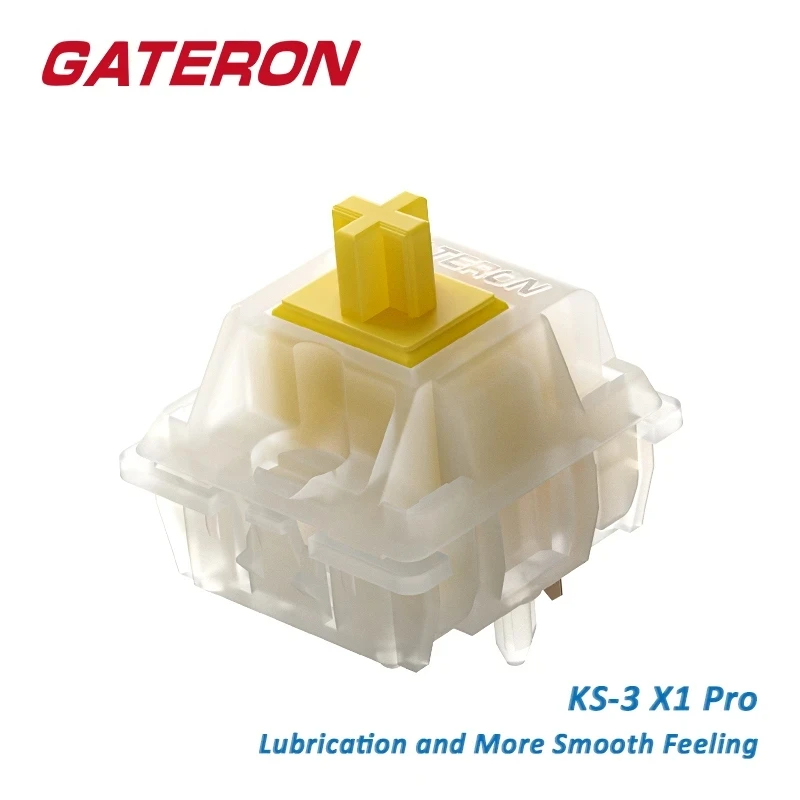Gateron Milky Pro Yellow Red S - огляд і ціна Keyboard Lube Kit