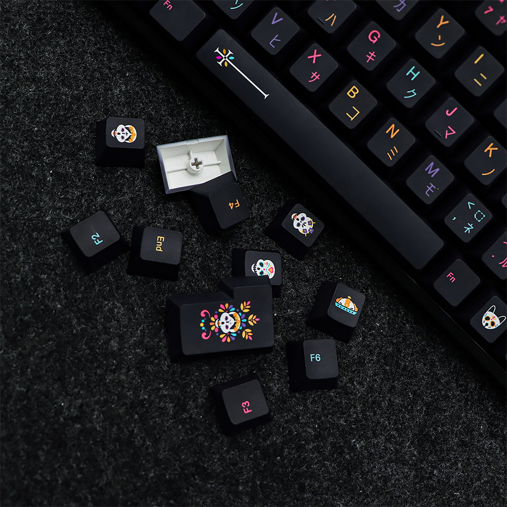 PBT GMK Mictlán Keycaps Cherry - огляд і ціна Gaming Keyboard Expensive