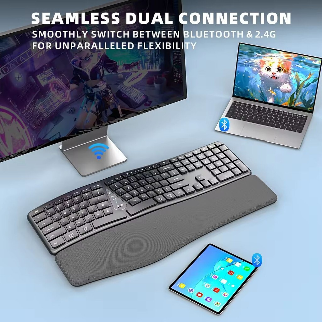 2.4G Wireless Keyboard Mouse C - огляд і ціна Gaming Keyboard Bluetooth