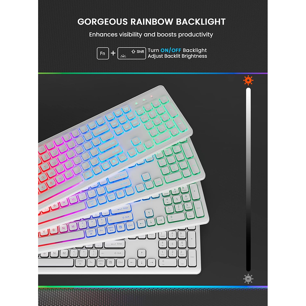 Backlit Wireless Keyboard and  - огляд і ціна Gaming Keyboard That Is Quiet
