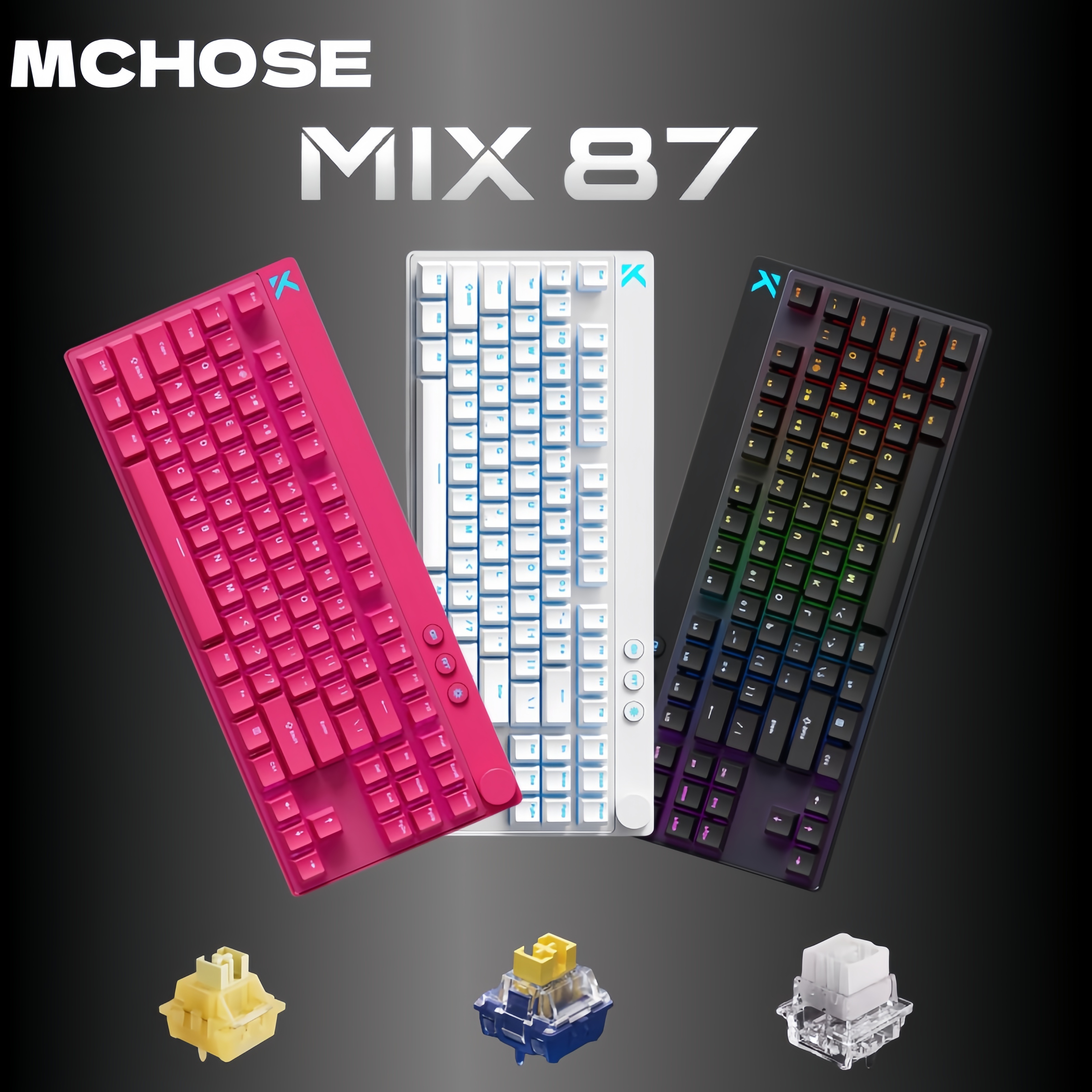 MCHOSE MIX87 Magnetic Swtich K - огляд і ціна Gaming Keyboard Expensive